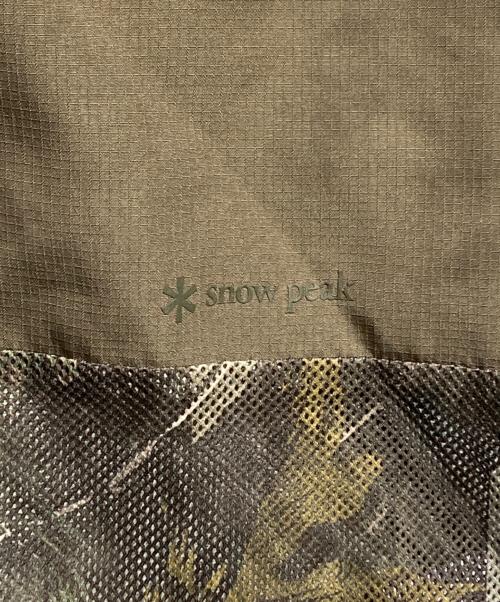 Snow peak（スノーピーク）snow peak (スノーピーク) Printed Insect Shield Mesh Jacket./プリント インセクトシールド メッシュジャケット グリーン サイズ:Mの古着・服飾アイテム