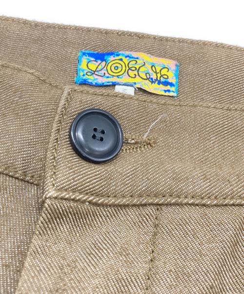 LOEWE（ロエベ）LOEWE (ロエベ) 3トーンカーゴパンツ/パッチワークワイドパンツ/3-tone cargo pants ベージュ×ピンク サイズ:46の古着・服飾アイテム