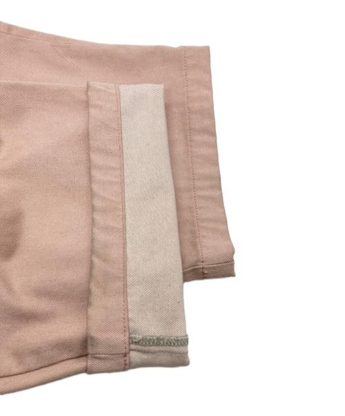 LOEWE（ロエベ）LOEWE (ロエベ) 3トーンカーゴパンツ/パッチワークワイドパンツ/3-tone cargo pants ベージュ×ピンク サイズ:46の古着・服飾アイテム