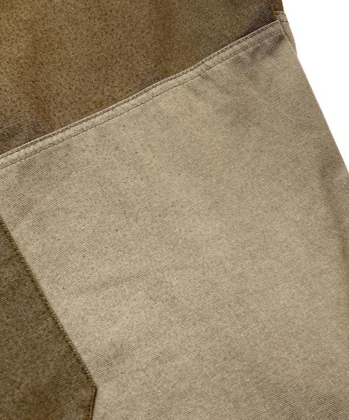 LOEWE（ロエベ）LOEWE (ロエベ) 3トーンカーゴパンツ/パッチワークワイドパンツ/3-tone cargo pants ベージュ×ピンク サイズ:46の古着・服飾アイテム