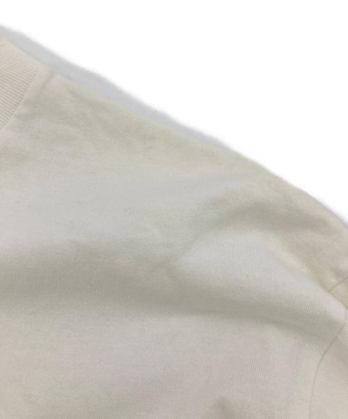A BATHING APE（アベイシングエイプ）A BATHING APE (アベイシングエイプ) カレッジプリントTシャツ ホワイト サイズ:Lの古着・服飾アイテム