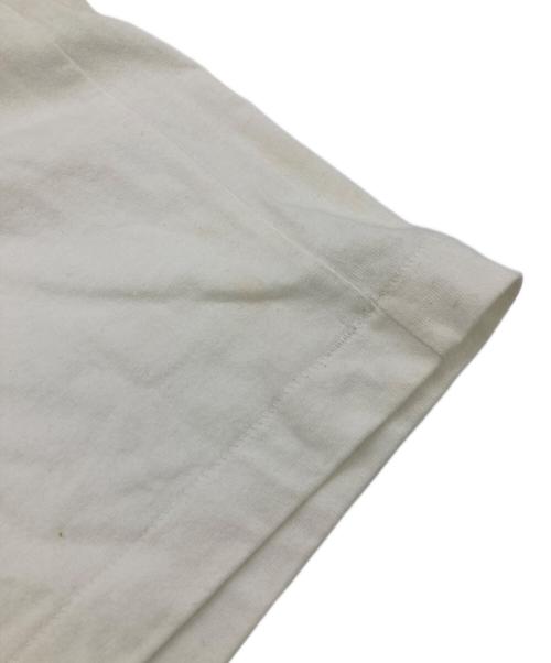 A BATHING APE（アベイシングエイプ）A BATHING APE (アベイシングエイプ) カレッジプリントTシャツ ホワイト サイズ:Lの古着・服飾アイテム