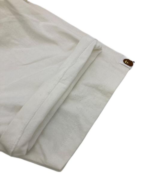A BATHING APE（アベイシングエイプ）A BATHING APE (アベイシングエイプ) カレッジプリントTシャツ ホワイト サイズ:Lの古着・服飾アイテム