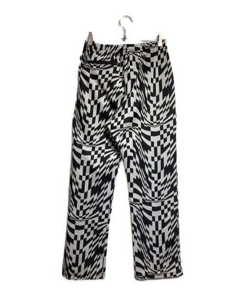 Needles（ニードルズ）Needles (ニードルズ) 別注 Track Pants Poly Jq/トラックパンツ ブラック×ホワイト サイズ:XSの古着・服飾アイテム