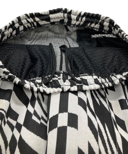 Needles（ニードルズ）Needles (ニードルズ) 別注 Track Pants Poly Jq/トラックパンツ ブラック×ホワイト サイズ:XSの古着・服飾アイテム