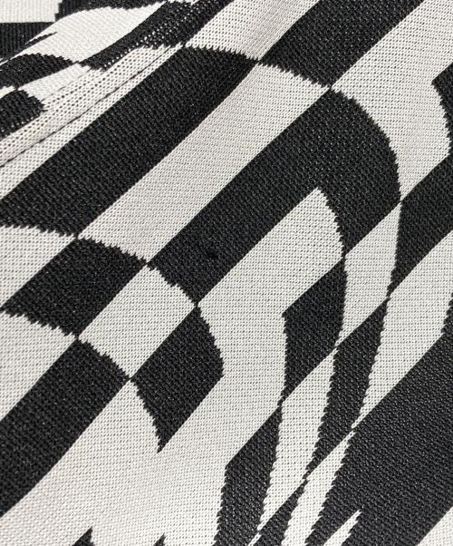 Needles（ニードルズ）Needles (ニードルズ) 別注 Track Pants Poly Jq/トラックパンツ ブラック×ホワイト サイズ:XSの古着・服飾アイテム