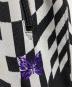 中古・古着 Needles (ニードルズ) 別注 Track Pants Poly Jq/トラックパンツ ブラック×ホワイト サイズ:XS：10000円