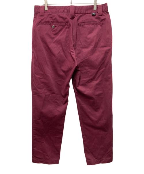 stussy（ステューシー）stussy (ステューシー) チノパン レッド サイズ:34の古着・服飾アイテム