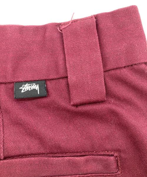 stussy（ステューシー）stussy (ステューシー) チノパン レッド サイズ:34の古着・服飾アイテム