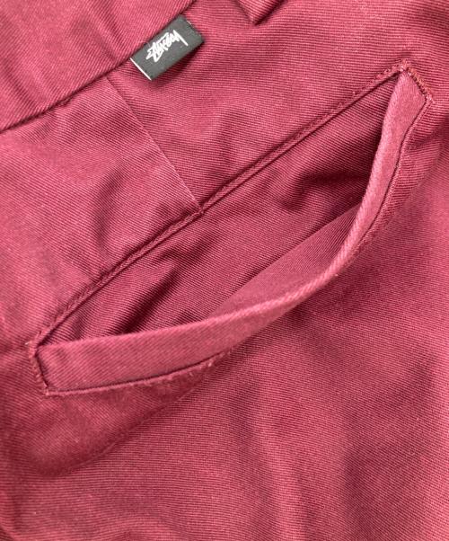 stussy（ステューシー）stussy (ステューシー) チノパン レッド サイズ:34の古着・服飾アイテム