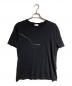 Saint Laurent Parisサンローランパリ）の古着「ロゴTシャツ/logo t-shirt」｜ブラック