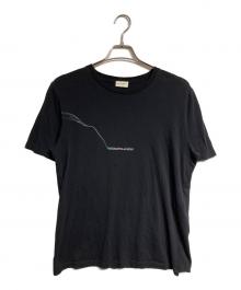 Saint Laurent Paris（サンローランパリ）の古着「ロゴTシャツ/logo t-shirt」｜ブラック