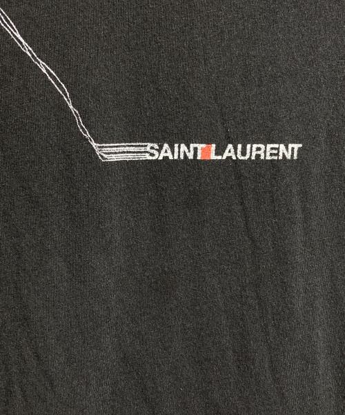 Saint Laurent Paris（サンローランパリ）Saint Laurent Paris (サンローランパリ) ロゴTシャツ/logo t-shirt ブラック サイズ:Sの古着・服飾アイテム