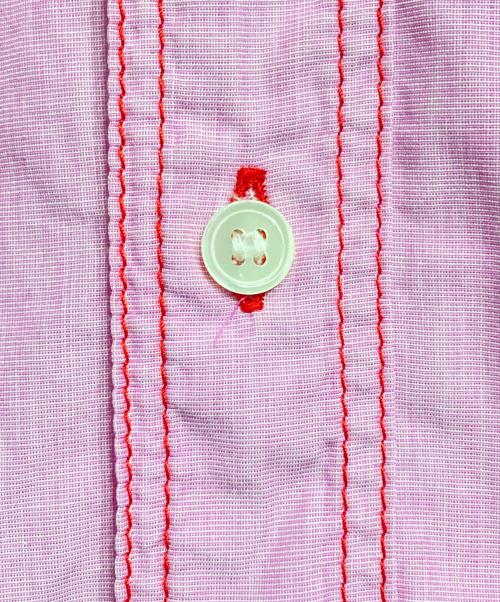 COMME des GARCONS HOMME（コムデギャルソン オム）COMME des GARCONS HOMME (コムデギャルソン オム) ダブルポケットシャツ/Double Poket Shirt ピンク サイズ:Sの古着・服飾アイテム