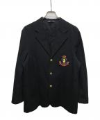 A BATHING APEア ベイシング エイプ）の古着「胸ワッペン金ボタンブレザー」｜ネイビー