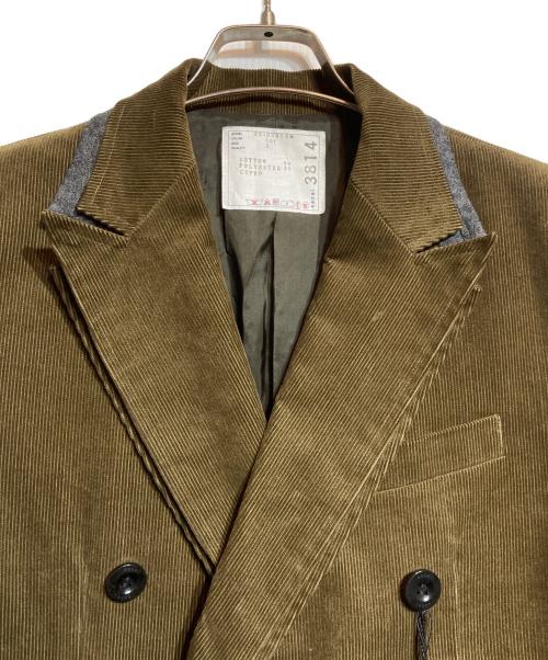 sacai（サカイ）sacai (サカイ) Corduroy Jacket ブラウン サイズ:2の古着・服飾アイテム