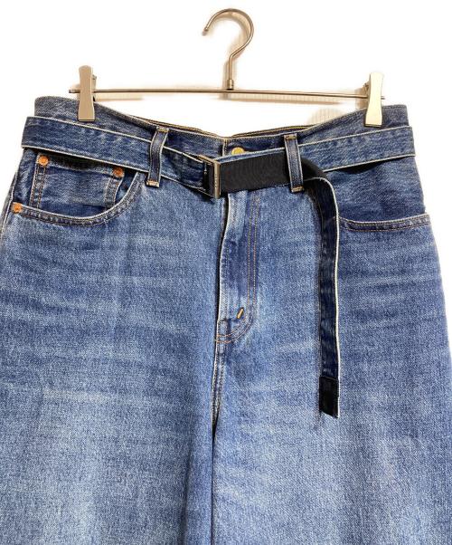sacai（サカイ）sacai (サカイ) LEVI'S (リーバイス) Denim Pants インディゴ サイズ:2の古着・服飾アイテム