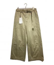 sacai（サカイ）の古着「Cotton Chino Pants」｜ベージュ