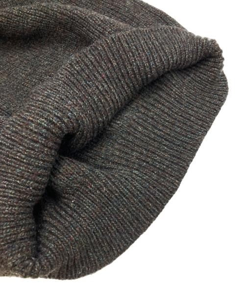 COMME des GARCONS HOMME PLUS（コムデギャルソンオムプリュス）COMME des GARCONS HOMME PLUS (コムデギャルソンオムプリュス) ラインスキッパーニット グリーン×ブラウン サイズ:FREEの古着・服飾アイテム