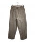 COMME des GARCONS HOMME (コムデギャルソン オム) ミックスウールタックワイドパンツ グレー サイズ:Ｌ：25000円