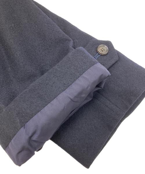 COMME des GARCONS HOMME DEUX（コムデギャルソン オム ドゥ）COMME des GARCONS HOMME DEUX (コムデギャルソン オム ドゥ) ウールステンカラーコート ネイビー サイズ:Ｍの古着・服飾アイテム