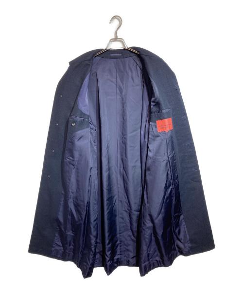 COMME des GARCONS HOMME DEUX（コムデギャルソン オム ドゥ）COMME des GARCONS HOMME DEUX (コムデギャルソン オム ドゥ) ウールステンカラーコート ネイビー サイズ:Ｍの古着・服飾アイテム