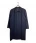 COMME des GARCONS HOMME DEUX（コムデギャルソン オム ドゥ）の古着「ウールステンカラーコート」｜ネイビー