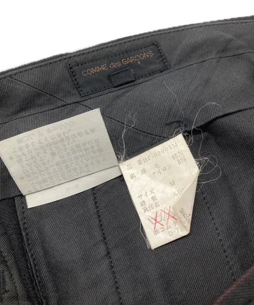 COMME des GARCONS HOMME（コムデギャルソン オム）COMME des GARCONS HOMME (コムデギャルソン オム) スラックス ブラック サイズ:Ｍの古着・服飾アイテム