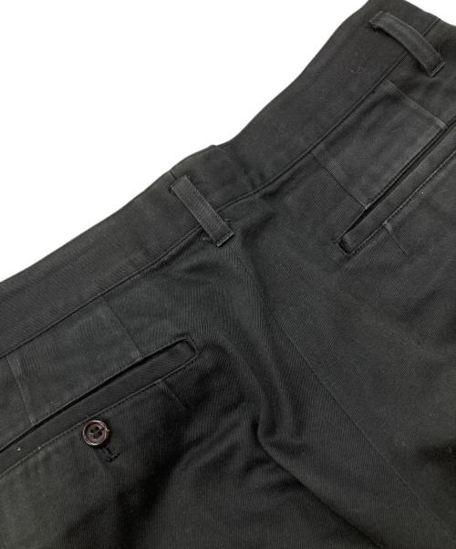 COMME des GARCONS HOMME（コムデギャルソン オム）COMME des GARCONS HOMME (コムデギャルソン オム) チノスラックス ブラック サイズ:Ｍの古着・服飾アイテム