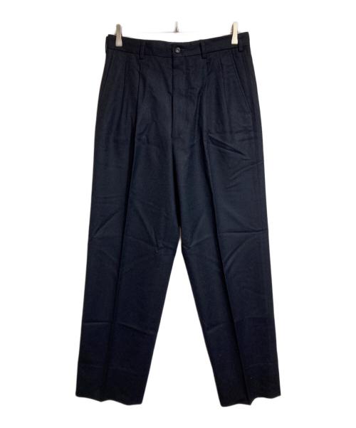 COMME des GARCONS HOMME DEUX（コムデギャルソン オム ドゥ）COMME des GARCONS HOMME DEUX (コムデギャルソン オム ドゥ) ウールスラックス ネイビー サイズ:Ⅼの古着・服飾アイテム