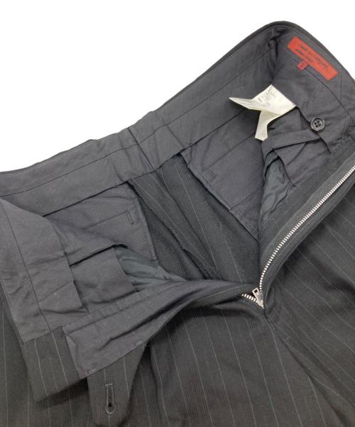 COMME des GARCONS HOMME DEUX（コムデギャルソン オム ドゥ）COMME des GARCONS HOMME DEUX (コムデギャルソン オム ドゥ) ストライプスラックス ブラック サイズ:Ｌの古着・服飾アイテム