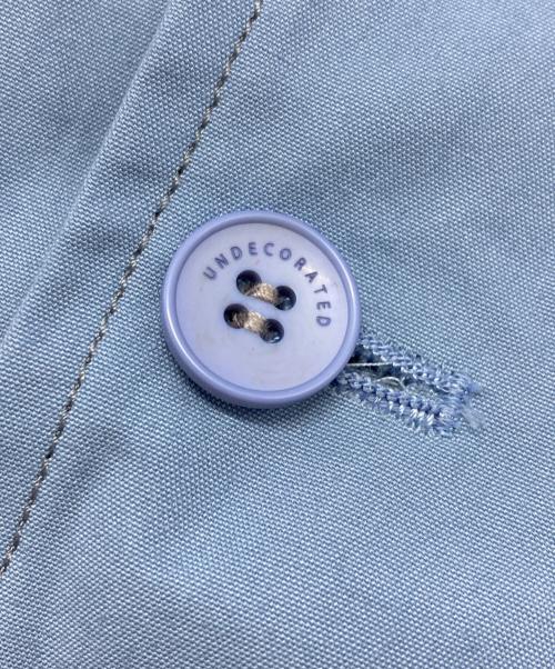 UNDECORATED（アンデコレイテッド）UNDECORATED (アンデコレイテッド) Cotton Duck Jacket ブルー サイズ:1の古着・服飾アイテム