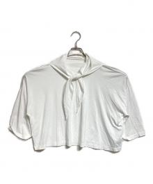 MM6 Maison Margiela（エムエムシックスメゾンマルジェラ）の古着「ドッキングカットソー/Docking top 」｜ホワイト