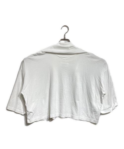 MM6 Maison Margiela（エムエムシックスメゾンマルジェラ）MM6 Maison Margiela (エムエムシックスメゾンマルジェラ) ドッキングカットソー/Docking top  ホワイト サイズ:Sの古着・服飾アイテム