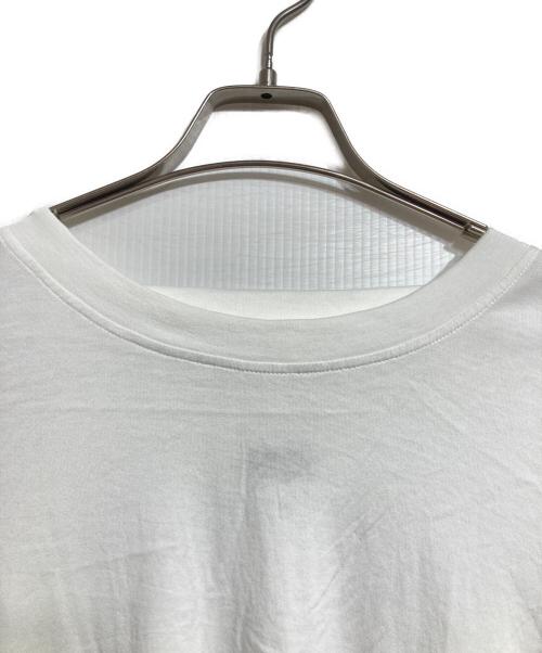 MM6 Maison Margiela（エムエムシックスメゾンマルジェラ）MM6 Maison Margiela (エムエムシックスメゾンマルジェラ) ドッキングカットソー/Docking top  ホワイト サイズ:Sの古着・服飾アイテム