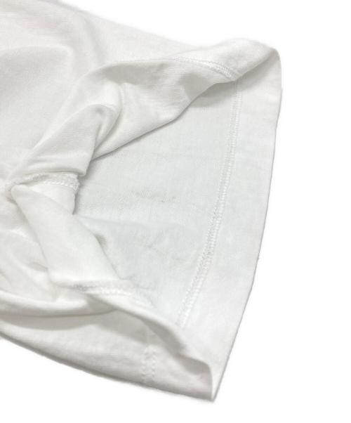 MM6 Maison Margiela（エムエムシックスメゾンマルジェラ）MM6 Maison Margiela (エムエムシックスメゾンマルジェラ) ドッキングカットソー/Docking top  ホワイト サイズ:Sの古着・服飾アイテム