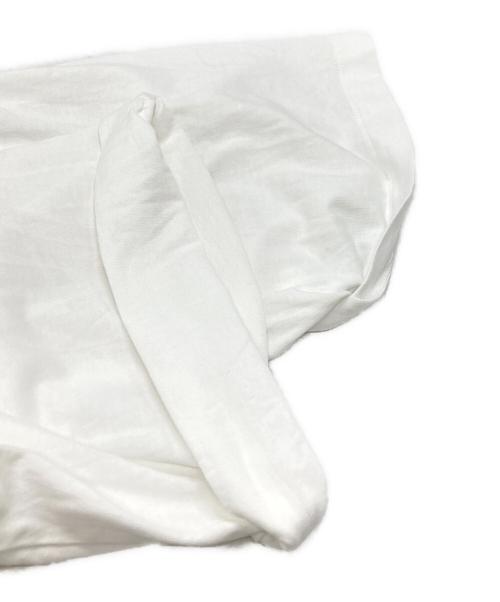 MM6 Maison Margiela（エムエムシックスメゾンマルジェラ）MM6 Maison Margiela (エムエムシックスメゾンマルジェラ) ドッキングカットソー/Docking top  ホワイト サイズ:Sの古着・服飾アイテム