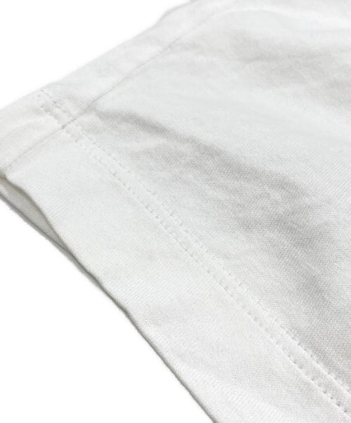 MM6 Maison Margiela（エムエムシックスメゾンマルジェラ）MM6 Maison Margiela (エムエムシックスメゾンマルジェラ) ドッキングカットソー/Docking top  ホワイト サイズ:Sの古着・服飾アイテム