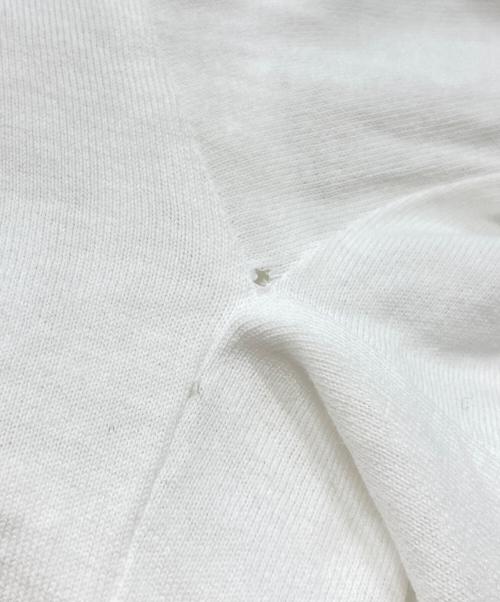 MM6 Maison Margiela（エムエムシックスメゾンマルジェラ）MM6 Maison Margiela (エムエムシックスメゾンマルジェラ) ドッキングカットソー/Docking top  ホワイト サイズ:Sの古着・服飾アイテム
