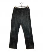 COMME des GARCONS HOMME PLUSコムデギャルソンオムプリュス）の古着「サイドアジャストコーデュロイパンツ」｜ブラック