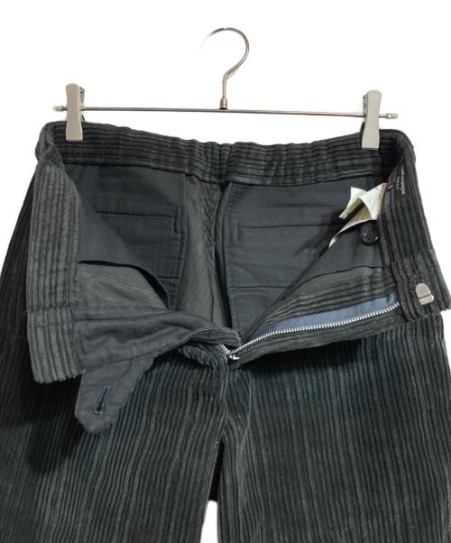 COMME des GARCONS HOMME PLUS（コムデギャルソンオムプリュス）COMME des GARCONS HOMME PLUS (コムデギャルソンオムプリュス) サイドアジャストコーデュロイパンツ ブラック サイズ:Mの古着・服飾アイテム