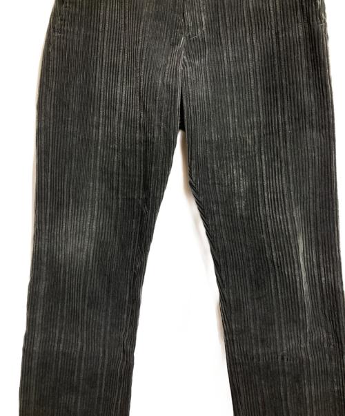 COMME des GARCONS HOMME PLUS（コムデギャルソンオムプリュス）COMME des GARCONS HOMME PLUS (コムデギャルソンオムプリュス) サイドアジャストコーデュロイパンツ ブラック サイズ:Mの古着・服飾アイテム