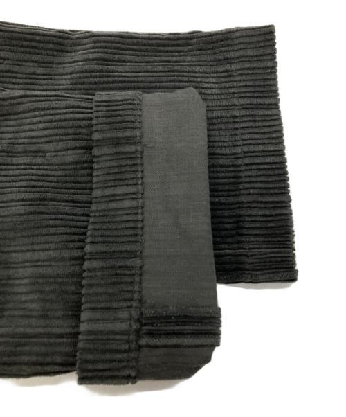 COMME des GARCONS HOMME PLUS（コムデギャルソンオムプリュス）COMME des GARCONS HOMME PLUS (コムデギャルソンオムプリュス) サイドアジャストコーデュロイパンツ ブラック サイズ:Mの古着・服飾アイテム