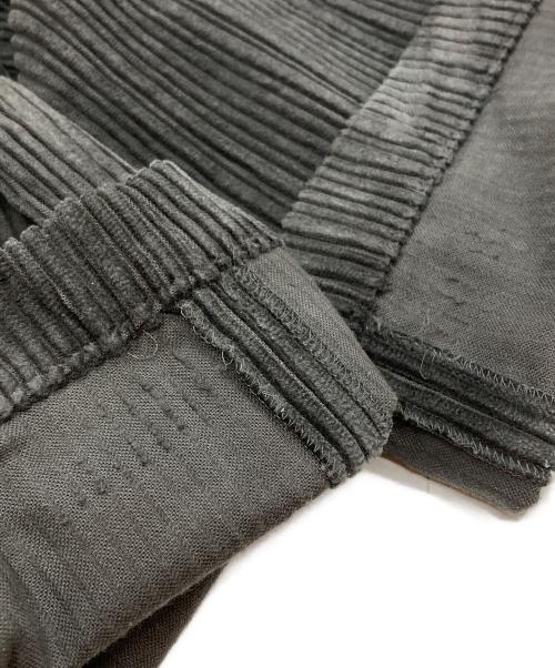 COMME des GARCONS HOMME PLUS（コムデギャルソンオムプリュス）COMME des GARCONS HOMME PLUS (コムデギャルソンオムプリュス) サイドアジャストコーデュロイパンツ ブラック サイズ:Mの古着・服飾アイテム