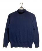 COMME des GARCONS HOMMEコムデギャルソン オム）の古着「タートルネックニット」｜ネイビー