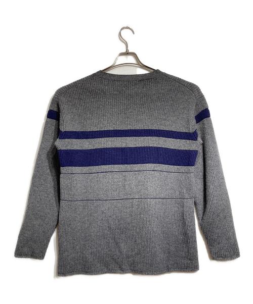 Y's for men（ワイズフォーメン）Y's for men (ワイズフォーメン) ウールラインニット/Wool Line Knit グレー サイズ:なしの古着・服飾アイテム