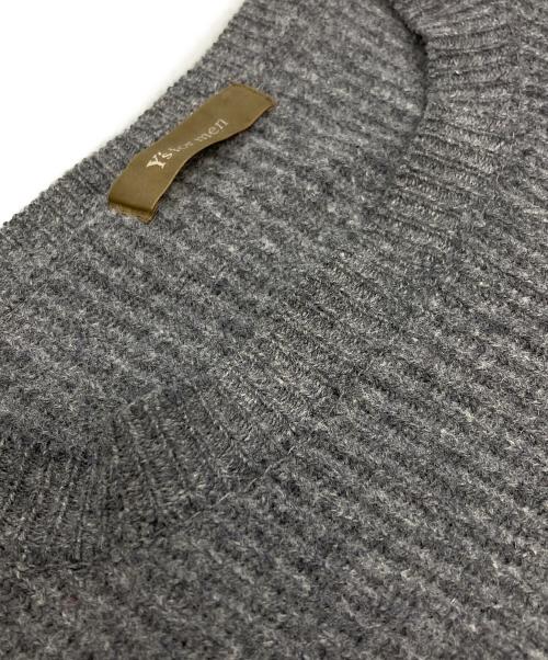 Y's for men（ワイズフォーメン）Y's for men (ワイズフォーメン) ウールラインニット/Wool Line Knit グレー サイズ:なしの古着・服飾アイテム