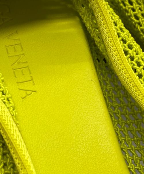 BOTTEGA VENETA（ボッテガベネタ）BOTTEGA VENETA (ボッテガベネタ) メッシュバレーシューズ/Ballet shoes グリーン サイズ:35 1/2の古着・服飾アイテム