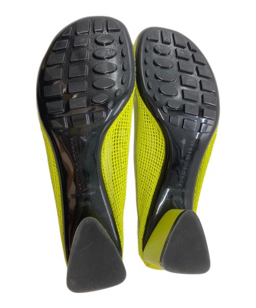 BOTTEGA VENETA（ボッテガベネタ）BOTTEGA VENETA (ボッテガベネタ) メッシュバレーシューズ/Ballet shoes グリーン サイズ:35 1/2の古着・服飾アイテム