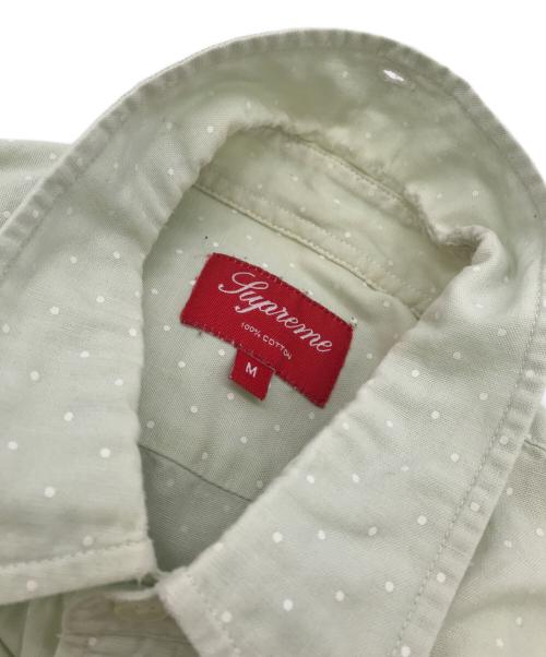 SUPREME（シュプリーム）SUPREME (シュプリーム) POLKA DOT SHIRT グリーン サイズ:Ｍの古着・服飾アイテム